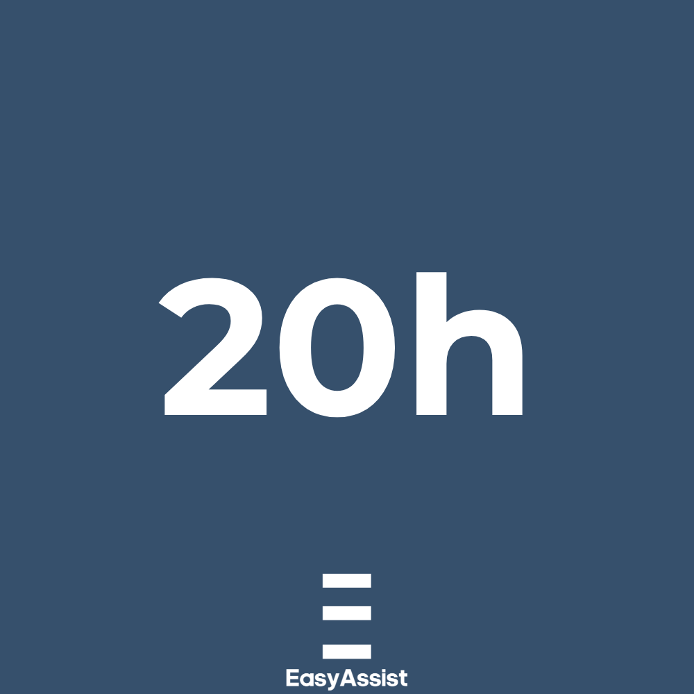 Premium Package – 20 hours of full-service personal assistance