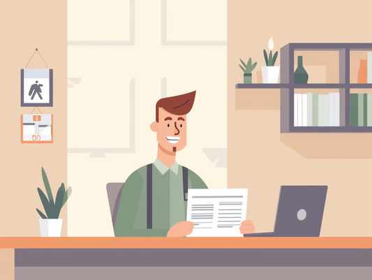 Wohnungsanmeldung Berlin – Symbolbild: Formular ausfüllen am Laptop